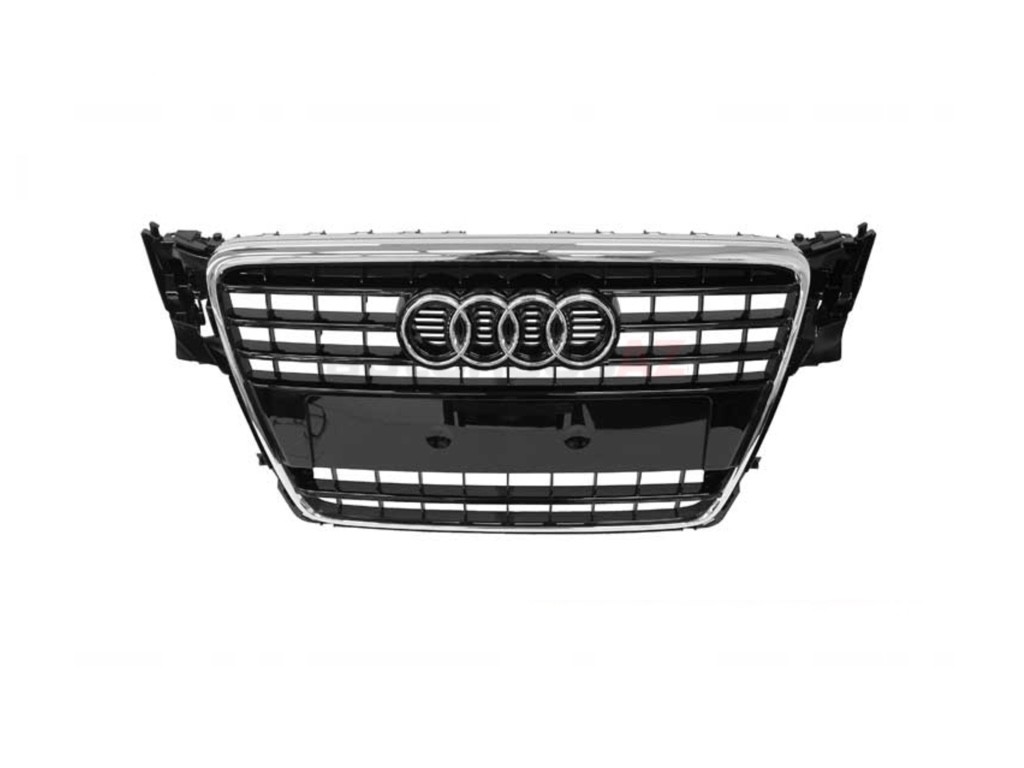 Grila radiator ORIGINALA AUDI A4 B8 2007 2008 2009 2010 2011 2012 S Line negru lucios